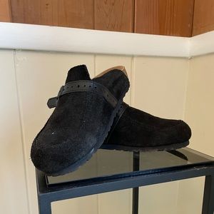 Birkenstock Black Suede Clog